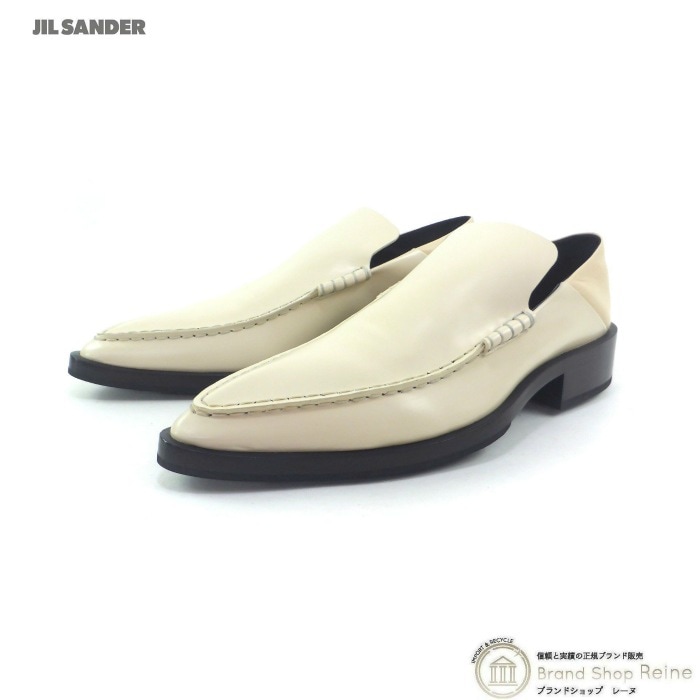 ���륵����� ��JIL SANDER�� �ե�åȥ⥫���� �쥶�� �ݥ���ƥåɥȥ� �����ե��� J15WR0014 Naturale �� ��39�ڿ��ʡ� 