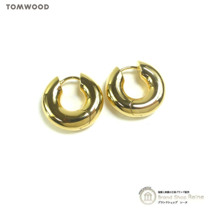 �ȥ०�å� ��TOM WOOD�� ����󥭡� �ա��� ���⡼�� ������� �ԥ��� Chunky Hoops Small Ag925/9KGD ξ���� ECH10353NA01S925-9K�ڿ��ʡ�