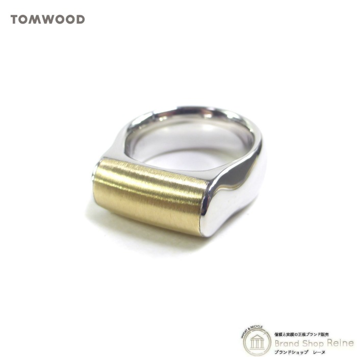 �ȥ०�å� ��TOM WOOD�� Crest Ring ���쥹�� ��� ������ɥȥå� ��� ����С� 925 ���� #54 14�� R74HCRGT01S925-9K�ڿ��ʡ�
