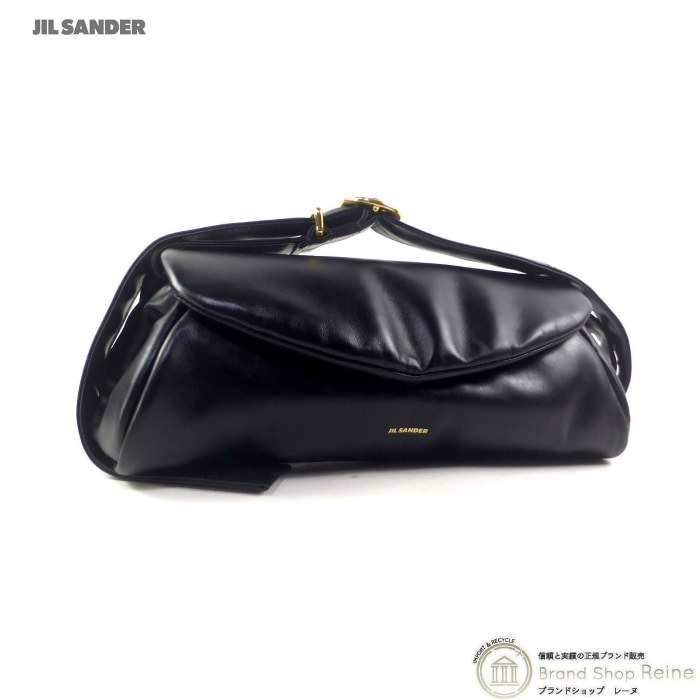 ���륵����� ��JIL SANDER�� Cannolo SM Padded ����Ρ��� ���⡼�� �ѥǥ��� �ϥ�� �Хå� J07WD0076 �֥�å��ڿ��ʡ� 