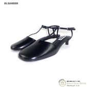 ���륵����� ��JIL SANDER�� �ϥ�������� �쥶�� J15WP0037 ��36 1/2 ���塼�� �֥�å��ڿ��ʡ�
