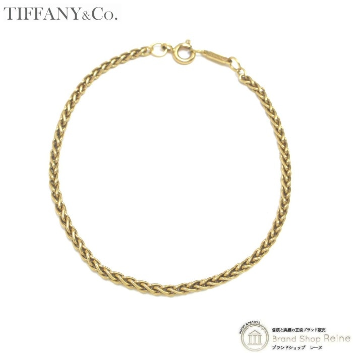 �ƥ��ե��ˡ� ��TIFFANY��CO.�� �ĥ����ȥ�� �Ԥ߹��� �������� K18 �֥쥹��å� 750 ������ɡ���š� 