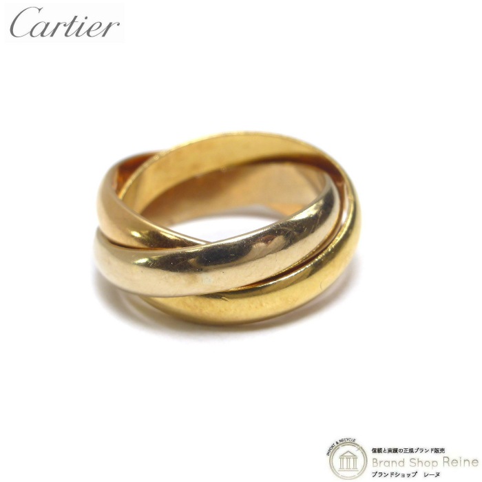 ����ƥ���  ��Cartier�� �ȥ�˥ƥ� 3Ϣ K18 ��� 750PG��750YG��750WG ���� #48 ������� 6.9�����š� 