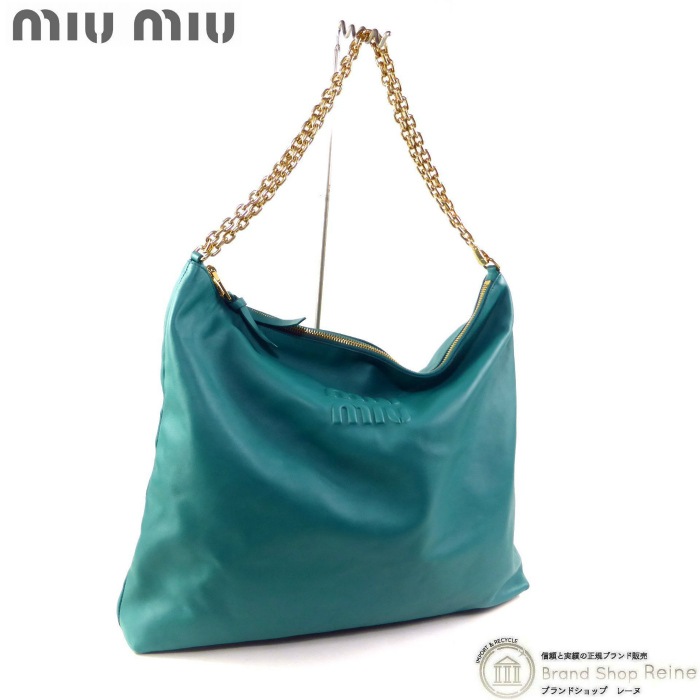 miu miu ショルダーバッグ ミュウミュウ （MIUMIU） チェーン レザー ショルダー バッグ 5BC114