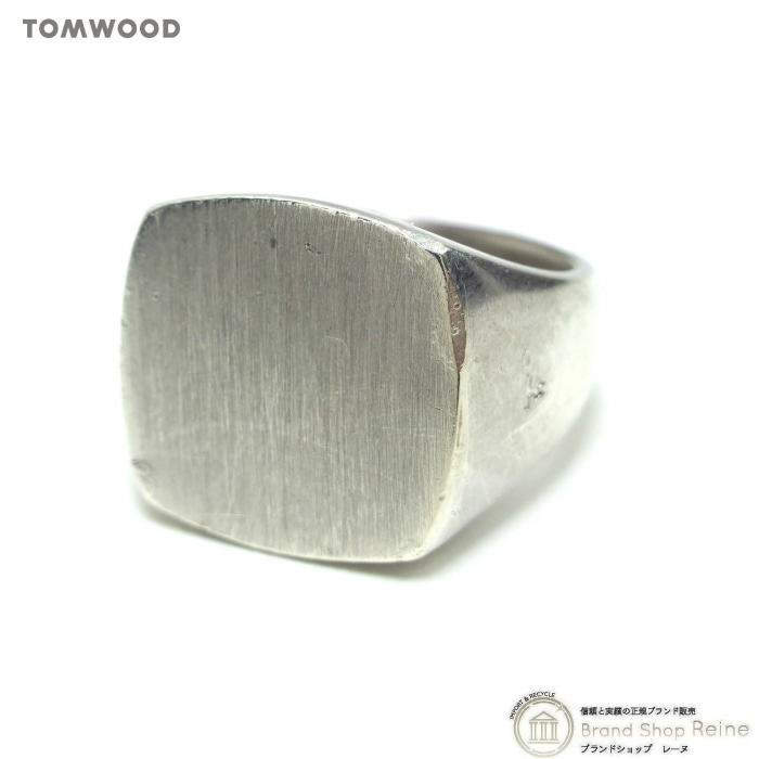 �ȥ०�å� ��TOM WOOD�� Cushion Ring ���å���� ��� ���ƥ� ����С� 925 ���� #58 18�� ��󥺡���š� 