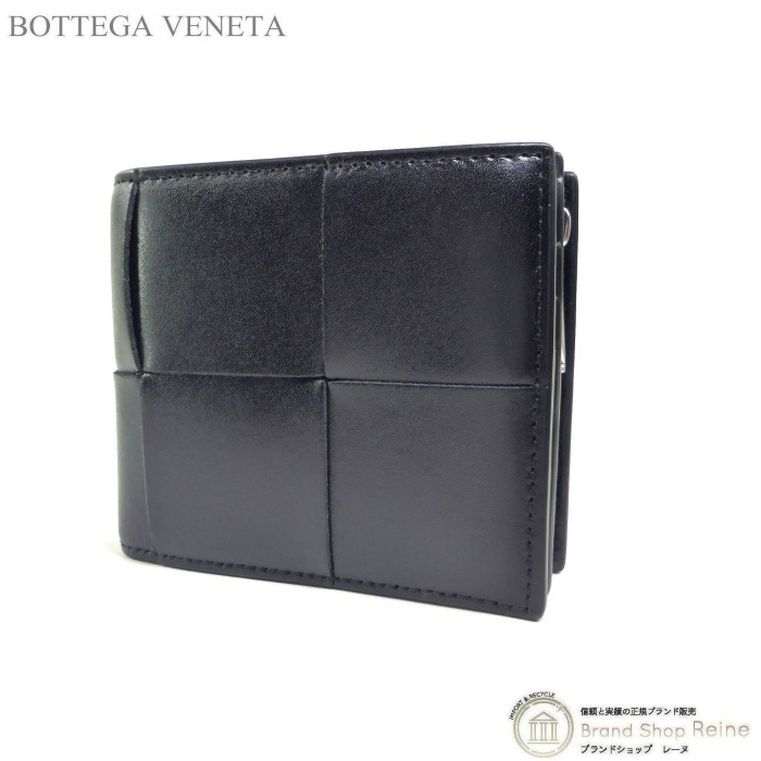 BOTTEGA VENETA スモール カセット 二つ折りファスナーウォレット