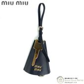 �ߥ奦�ߥ奦 ��MIUMIU�� �쥶���ȥ�å� �����ۥ���� ���㡼�� ���������å� 5TL514 �֥�å���̤�����ʡ� ���
