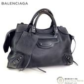 �Х�󥷥��� ��BALENCIAGA�� NEO CLASSIC CITY �ͥ� ���饷�å� ���ƥ� �ߥǥ����� �ϥ�� �������� �Хå� 654907 �֥�å��ߥ֥�å�������š� 