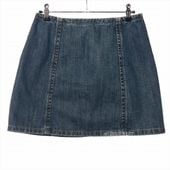 �ߥ奦�ߥ奦 ��MIUMIU�� ���åȥ�ǥ˥� �ߥ˥������� 36 GWD058 �֥롼 ����������š� 