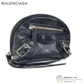�Х�󥷥��� ��BALENCIAGA�� Le Cagole XS �롦�������� ������ƥ��å��ݡ��� �쥶�� �֥�å� 763614�ڿ��ʡ� 