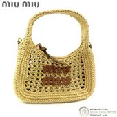 �ߥ奦�ߥ奦 ��MIUMIU�� ������ �����֥�ե��֥�å� �ۡ��ܡ��Хå� �١�����ڿ���Ʊ�͡� ���