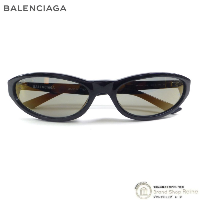 �Х�󥷥��� ��BALENCIAGA�� �����Х� ���󥰥饹 BB0007S �֥�å��ե졼�� ��󥺡���š� 