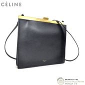 ���꡼�� ��CELINE�� Clasp Bag ���饹�� �ߥ� �Ф�ݤ� �������� �Хå� 18105 �֥�å� ���������š� 