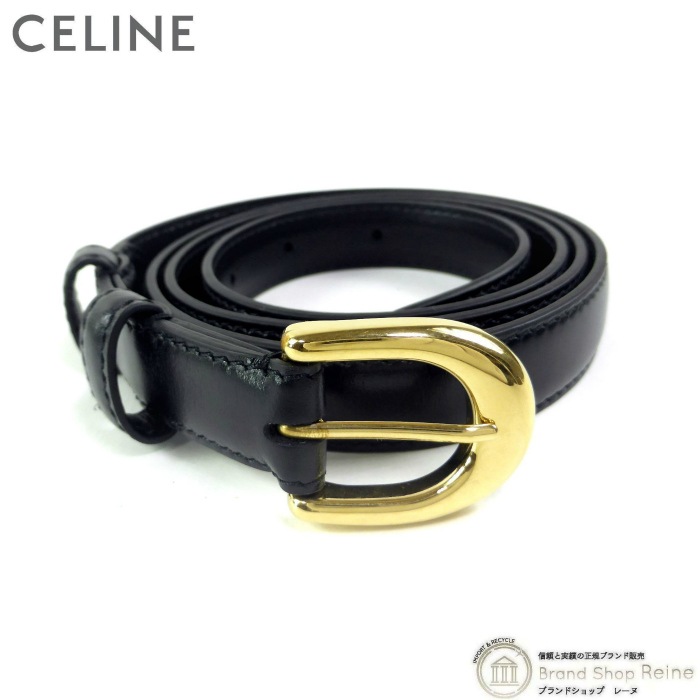 セリーヌ （CELINE） Elegant 7 UNIFORM レザー ベルト 4BAIA 3A01