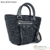�Х�󥷥��� ��BALENCIAGA�� Le Cagole �롦�������� S �ѥ˥� �Х����å� �Хå� 786187 �֥�å�����š� 