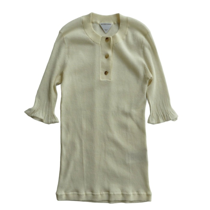 �ܥåƥ� �����ͥ� ��BOTTEGA VENETA�� ���åȥ� �ʥ����� ������ �˥å� �ȥåץ� �إ�꡼�ͥå� Ⱦµ XS �����ܥ꡼ 737532 ����������š� 