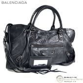 �Х�󥷥��� ��BALENCIAGA�� THE PART TIME �����ѡ��ȥ����� 2way �ϥ�� �������� �Хå� �ߥ顼���㡼���դ� 168028 �֥�å�����š� 