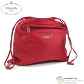 �ץ�� ��PRADA�� �ƥ����� �ʥ����� �ݡ��� �ɥ������ȥ�� ���� �ޤꤿ���� ��Ǽ�� �Хå� ��åɡ���š� 