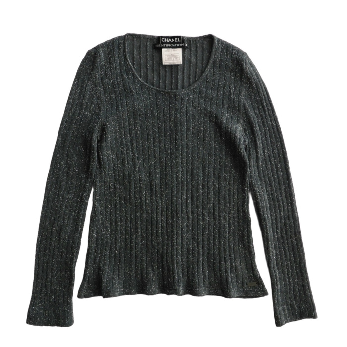 ����ͥ� ��CHANEL�� ������ߥʥ����� ��� �˥å� �������� Ĺµ �ȥåץ� 36 ���졼 P14230 ����������š� 