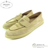 �ץ�� ��PRADA�� �������� �����ե��� �ѥ�ץ� �ȥ饤���󥰥���� ���塼�� �� ��37 1/2 �١��������š� 