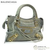 �Х�󥷥��� ��BALENCIAGA�� ���饷�å� �ߥ˥��ƥ� �᥿��å����å� 2way �������� �ϥ�� �Хå� 390160 ���졼����š� 