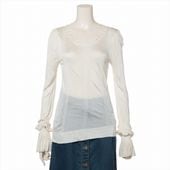 ����ͥ� ��CHANEL�� �ե�륹�꡼�� �졼��� �˥å� �ȥåץ� Ĺµ ��38 �ۥ磻�� P33225K00818 ����������š� 