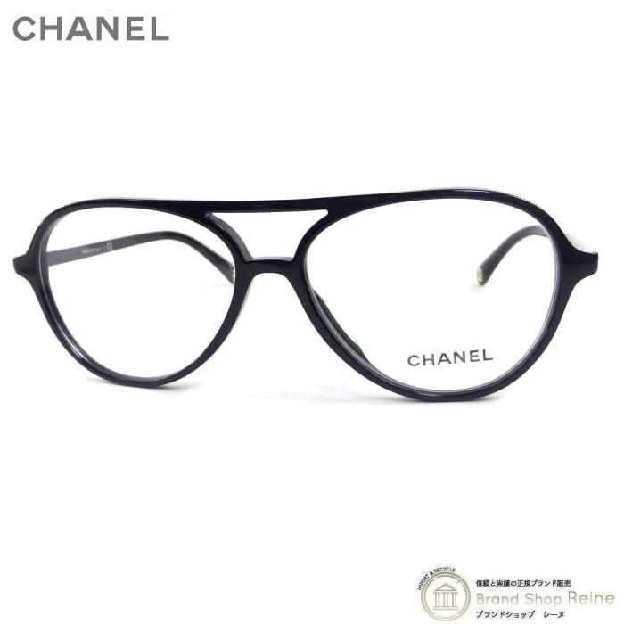 ����ͥ� ��CHANEL�� ���֥�֥�å� �ƥ����ɥ��å� �ե졼�� �ᥬ�� ���ꥢ��� ��� 3433-A ���������� �֥�å��ڿ���Ʊ�͡� ���