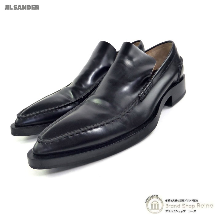 ���륵����� ��JIL SANDER�� �⥫���� �����ե쥶�� �ݥ���ƥåɥȥ� �����ե��� J16WR0006 BLACK �� ���塼�� ��38����š� 