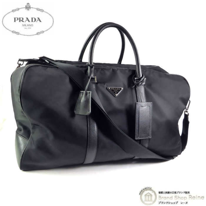�ץ�� ��PRADA�� �ʥ����� �ƥ����ȡߥ��ե������� �ܥ��ȥ�Хå� �ȥ�٥�Хå� 2way ���������Хå� NERO ��󥺡���š� 