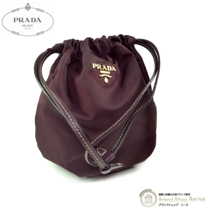�ץ�� ��PRADA�� �ʥ����� �ƥ����ȡߥ��ե������� ���� �ݡ��� �� �᥿����� �Хå� ���� ������ݡ��� �ܥ�ɡ�����š� 