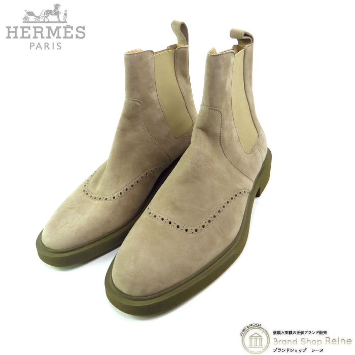����᥹ ��HERMES�� �������� �����ɥ��� �쥶�� ���硼�� �֡��� WS221710ZH ���塼�� �� ��41 �١����� ��� ������ʡ�̤�����ʡ� ���