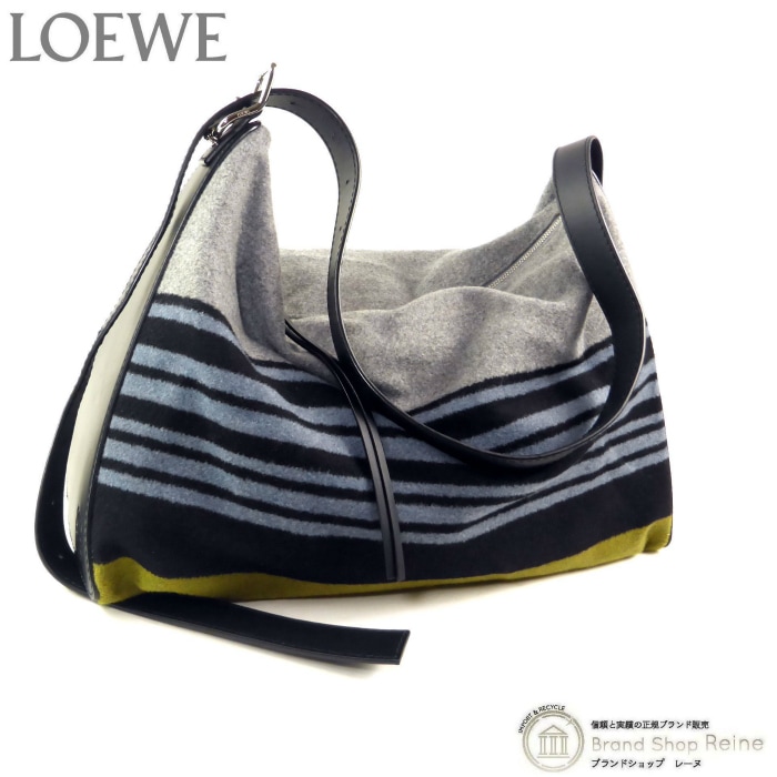 ������ ��LOEWE�� �٥��� �顼�� �ե���ȡߥ쥶�� �������� �Хå� �ޥ�����顼����š� 