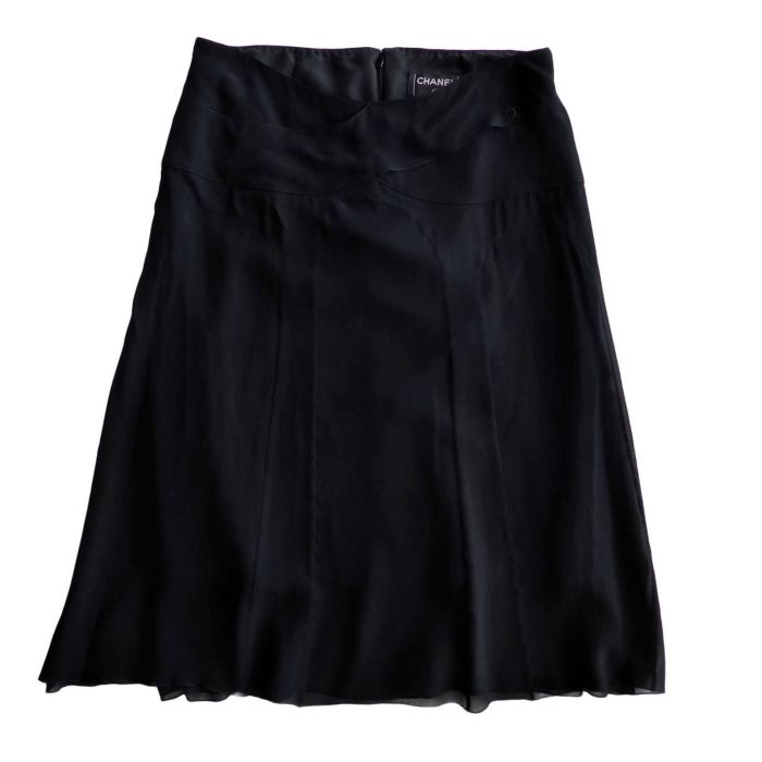 ����ͥ� ��CHANEL�� ���륯 ���ե��� �������� �ߥɥ�楳���ޡ��� 06C 34 �֥�å� P27732 ����������š� 