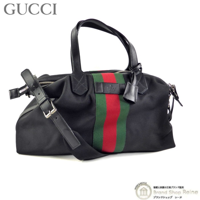 ���å� ��GUCCI�� �����꡼�饤�� �ƥ��Υ����Х� ���åե� �ܥ��ȥ� 2way �������� �ϥ�� �Хå� 359261 �֥�å���SV������š� 