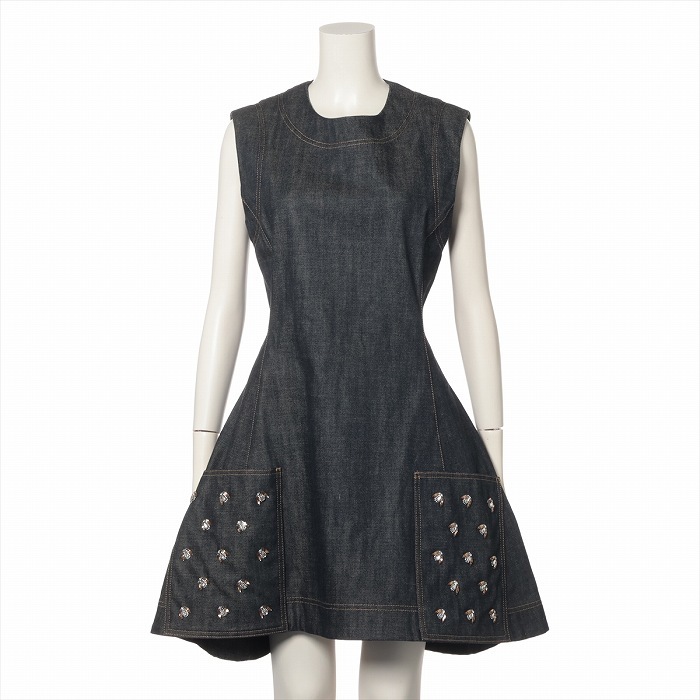 ���ꥹ�����ǥ������� ��Christian Dior�� �ǥ˥� ���ԡ��� ˪ ������� �ӥ��塼�ǥ����� 40 ����ǥ����֥롼 6A22604L1317 ����������š� 