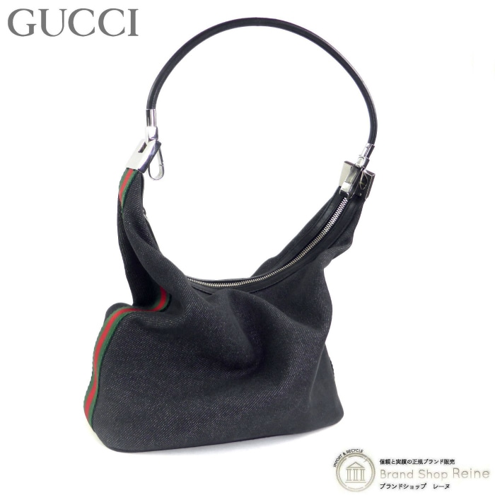 ���å� ��GUCCI�� �����꡼�饤�� �����֥饤�� �ǥ˥७���Х� ���ݤ� ��󥷥����� �Хå� 01234 �֥�å���SV������š� 