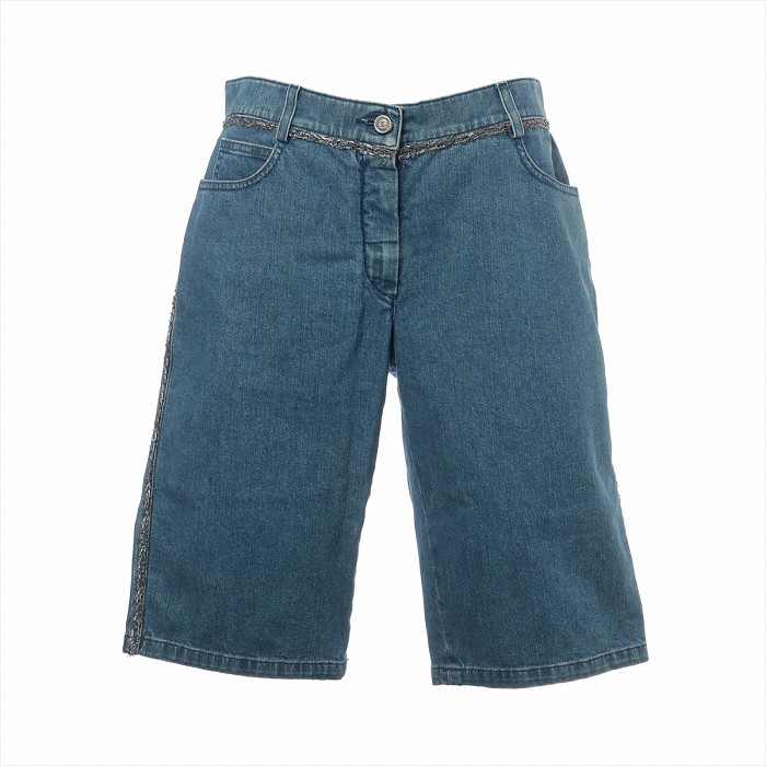 ����ͥ� ��CHANEL�� �����ܥ��� �ĥ����ɥ饤�� ���åȥ� �ǥ˥� �ϡ��եѥ�� 38 �֥롼 P28661 ����������š� 