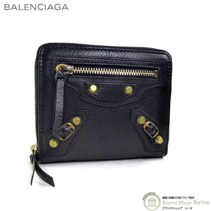�Х�󥷥��� ��BALENCIAGA�� ���ƥ� �饦��ɥե����ʡ� ����ѥ��� ������å� �����ɥ����� �����󥱡��� 272468 �֥�å�����š� 