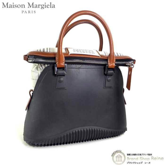 �᥾�� �ޥ른���� ��Maison Margiela�� 5AC �ߥ˥Хå� 2way �ϥ�� �������� �Хå� ��С��ߥ����Х��ߥ쥶�� SB3WG0009 �֥�å�����š� 