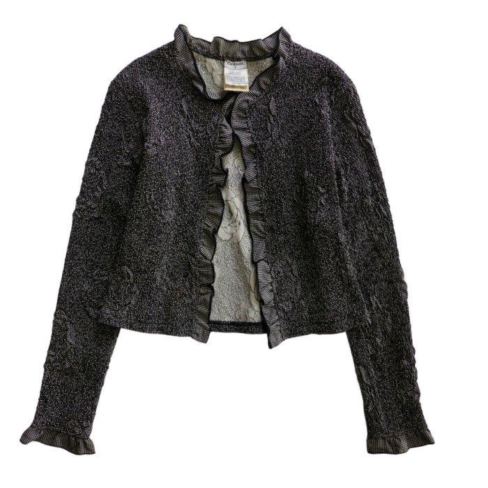 ����ͥ� ��CHANEL�� ���㥶�� �ե�� ���㥱�å� ����ꥢ 04P 42 �֥�å��ߥۥ磻�� P23141 ����������š� 