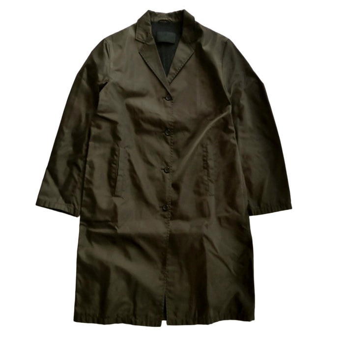 �ץ�� ��PRADA�� �ʥ�����ߥ�å��� ������ �ߥɥ� 42 �֥饦�� ����������š� 