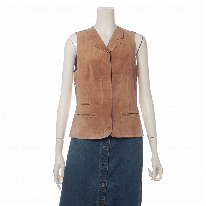 ����᥹ ��HERMES�� �����ե쥶���٥��� ���륯 ��34 �֥饦�� �ޥ른����� ����������š� 