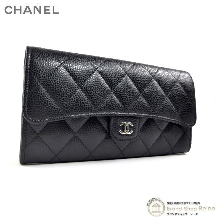 ����ͥ� ��CHANEL�� ����ӥ������� �ޥȥ�å� ���饷�å� ���� �ե�å� ������å� ����ޤ� Ĺ���� AP0241 �֥�å���SV���ڿ��ʡ� 