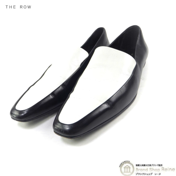 �������� ��The Row�� �Х����顼 �쥶�� �����ե��� ��37 1/2 ���塼�� �� �֥�å��ߥۥ磻�ȡ���š� 