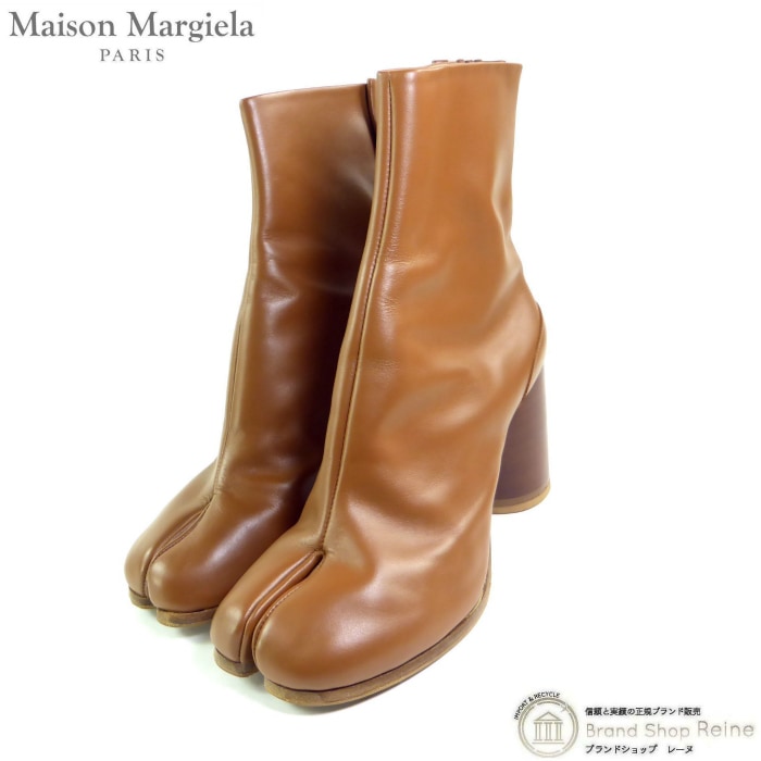 �᥾�� �ޥ른���� ��Maison Margiela�� Tabi ���� ­�� ���硼�ȥ֡��� �쥶�� S58WU0260 �饤�ȥ֥饦�� #38�����ʡ� ���