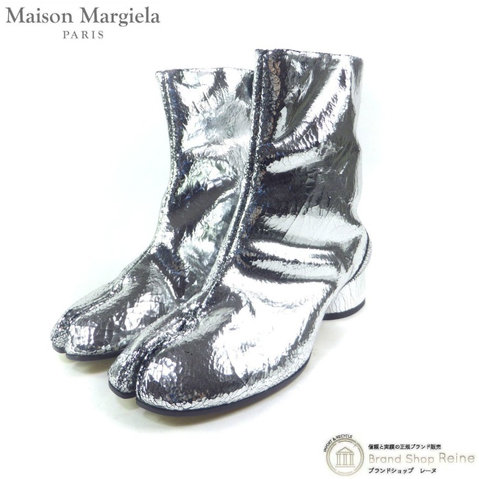 �᥾�� �ޥ른���� ��Maison Margiela�� Tabi ���� ­�� �֥�������ߥ顼 ���硼�ȥ֡��� S58WU0273 ����С� #37�ڿ���Ʊ�͡� ���