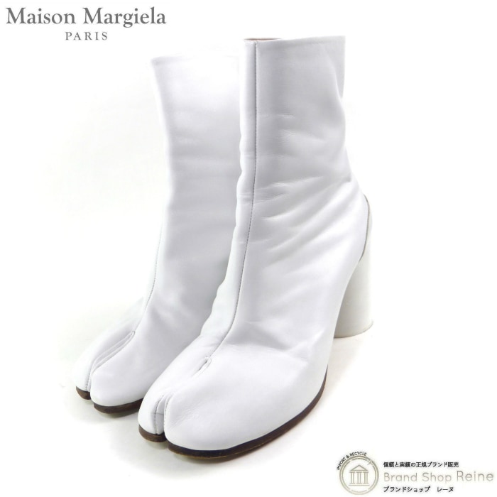 �᥾�� �ޥ른���� ��Maison Margiela�� Tabi ���� ­�� ���硼�ȥ֡��� S58WU0260 �ۥ磻�� #39.5����š� 