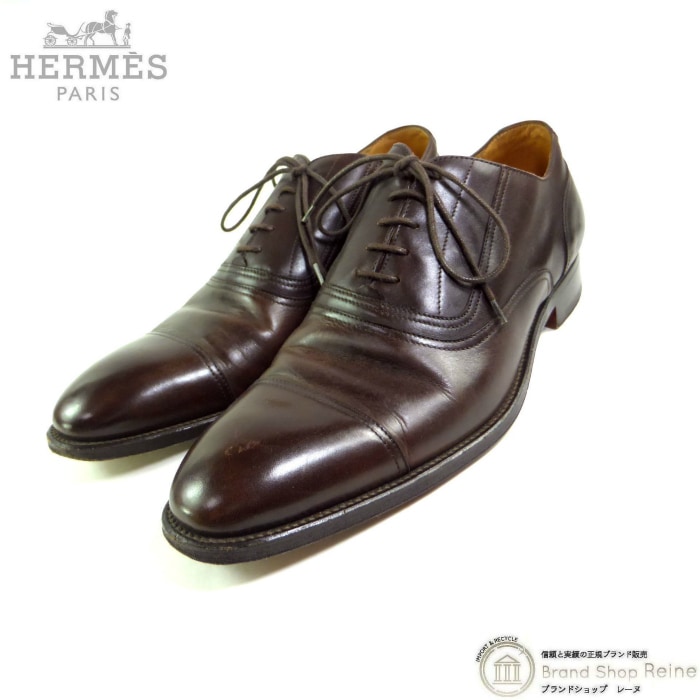 ����᥹ ��HERMES�� �쥶�� �졼�����å� ���å����ե����� �ɥ쥹 ���塼�� �ӥ��ͥ� �� ��39 1/2 �������֥饦�� ��󥺡���š� 