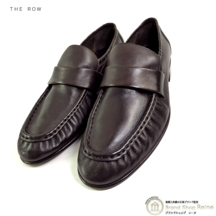 �������� ��The Row�� Soft Loafer �ʥåѥ쥶�� �����ե��� ��37 ���塼�� �� F1280 �������֥饦��ڿ��ʡ� 