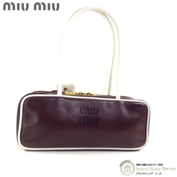 �ߥ奦�ߥ奦 ��MIUMIU�� �ܡ� �쥶�� �������� �Хå� 5BB173 DADICA�ڿ���Ʊ�͡� ���